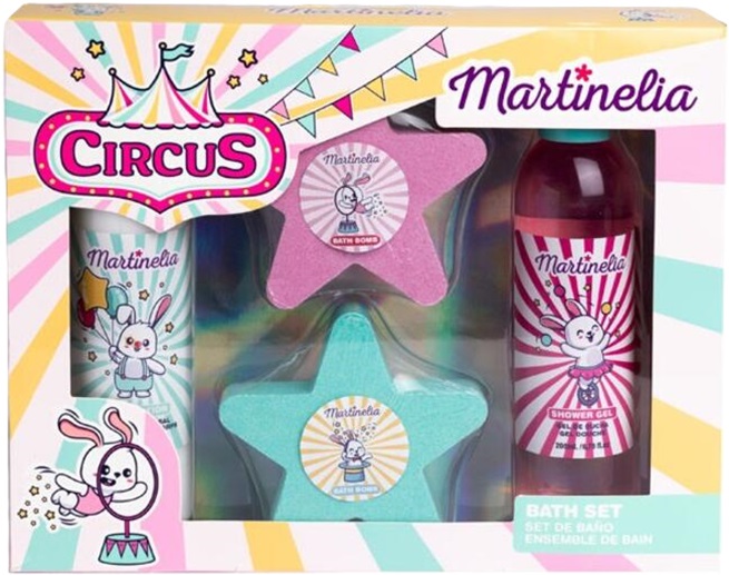 Set de baie pentru copii Martinelia - Circus, 4 piese