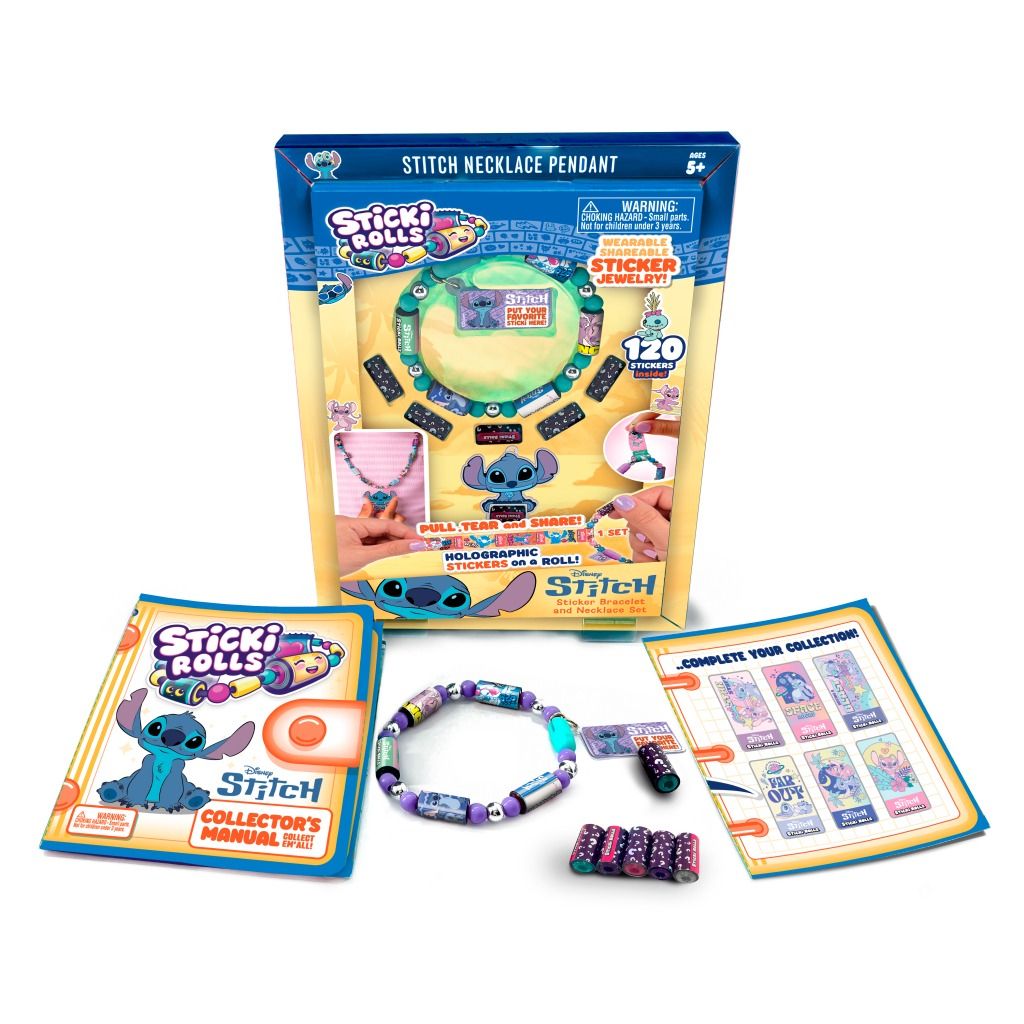 Set de bijuterii Sticki Rolls - Stitch, cu pandantiv