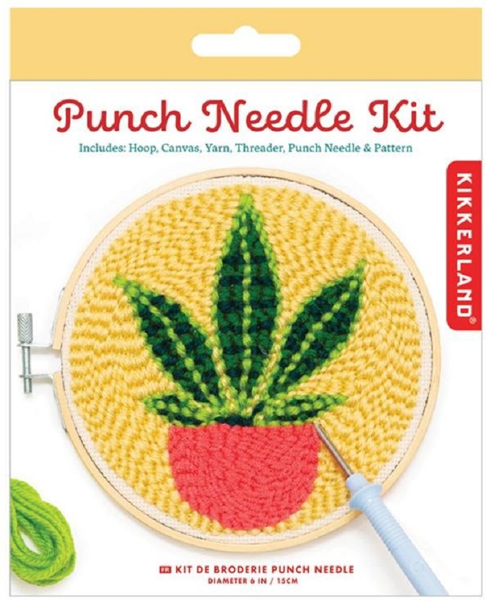 Kit de broderie Kikkerland - Plantă în ghiveci