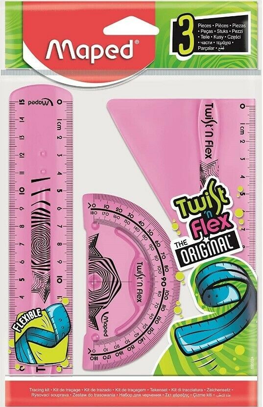 Set de desen Maped Twist'n Flex - roz