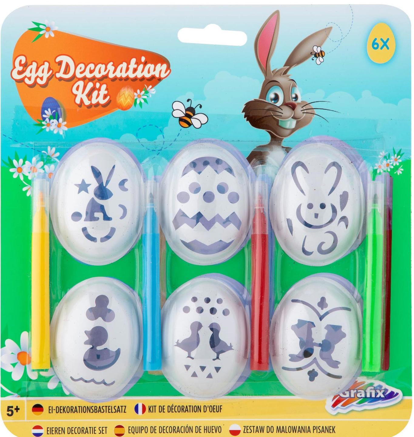 Set pentru decorarea ouălor de Paște Grafix - 10 piese