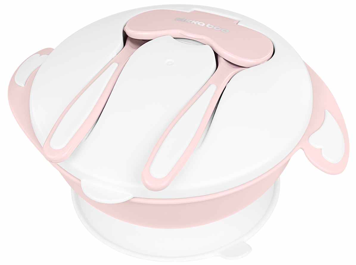 Set de masa Kikka Boo - Castronas cu tacamuri, roz