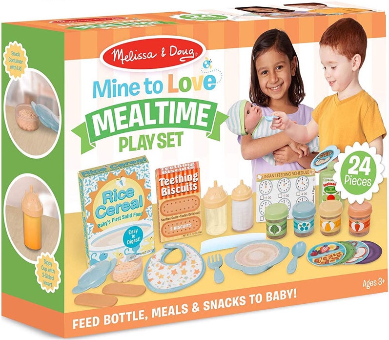 Set de hranire pentru papusi Melissa and Doug - Mine to Love
