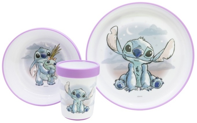 Set pentru masă Stor - Stitch Cuddle Me, 3 piese