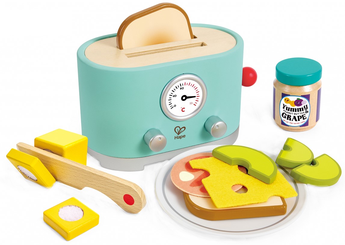 Set de joacă hape - pâine de pâine cu accesorii, 15 piese