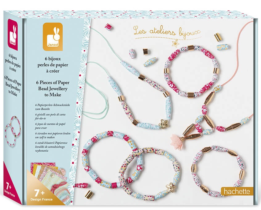 Janod Jewellery Making Kit - Perle de hârtie