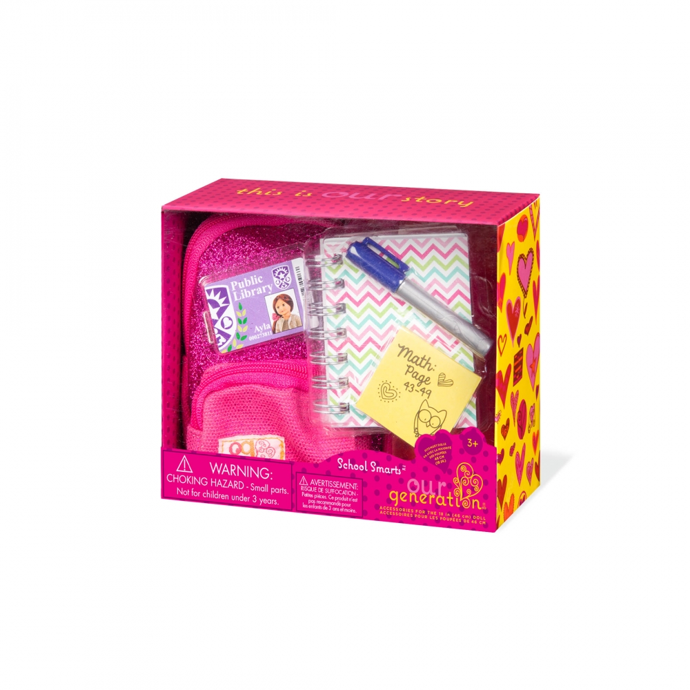 Set de păpuși Our Generation – School Smarts, 46 cm