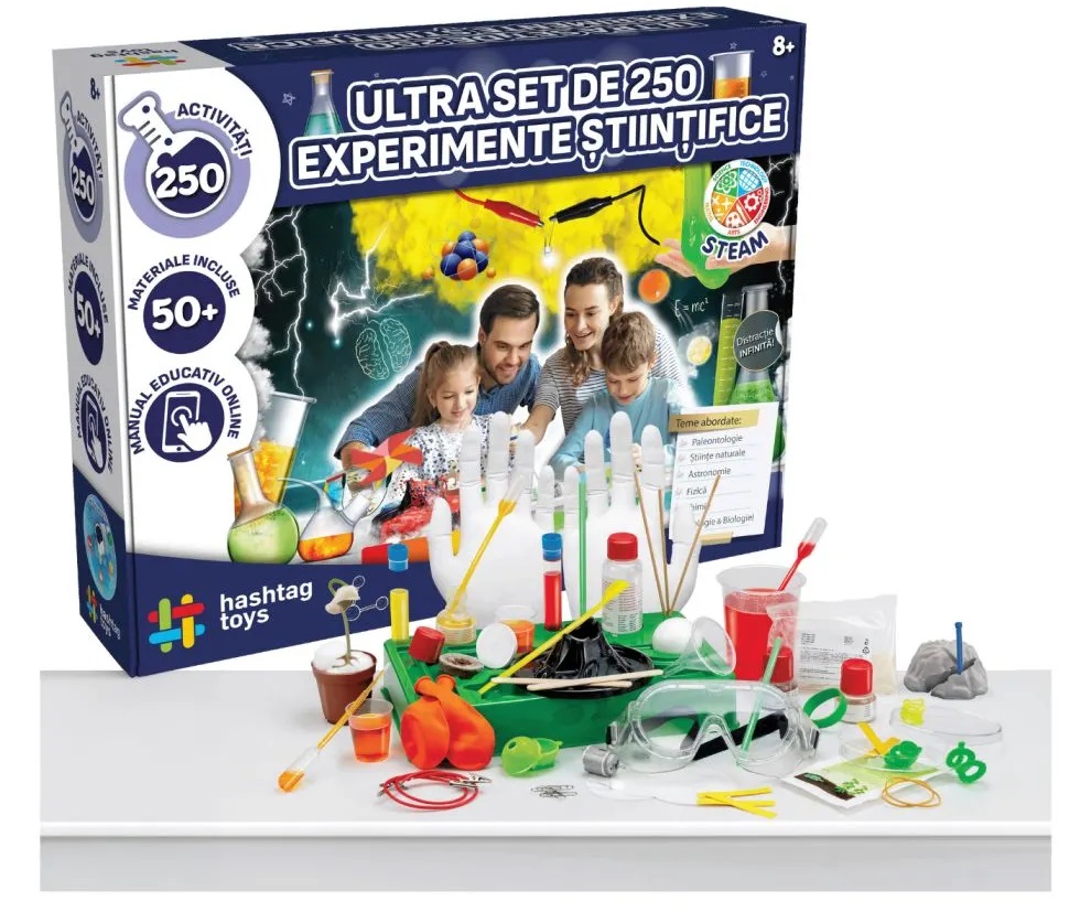 Ultra set de 250 experimente stiintifice - imagine 2