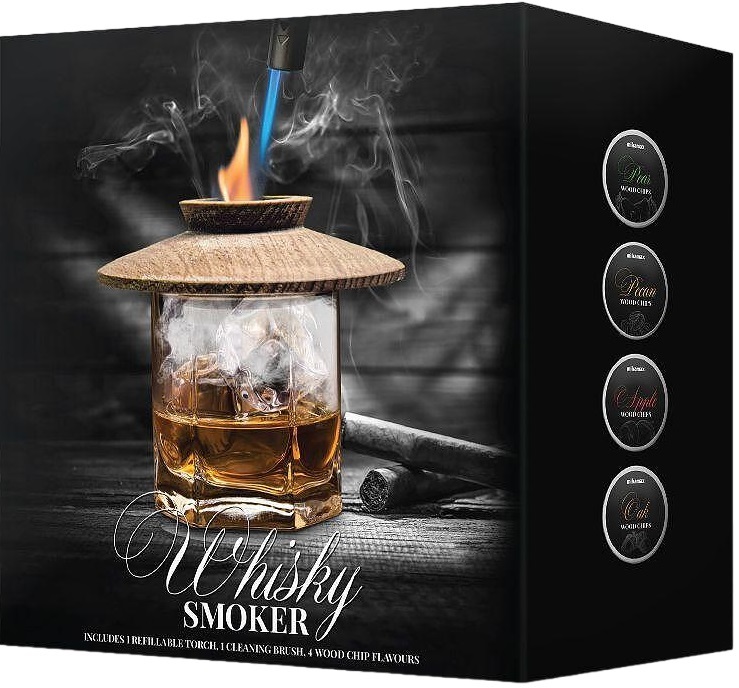 Set de afumare pentru whisky Mikamax