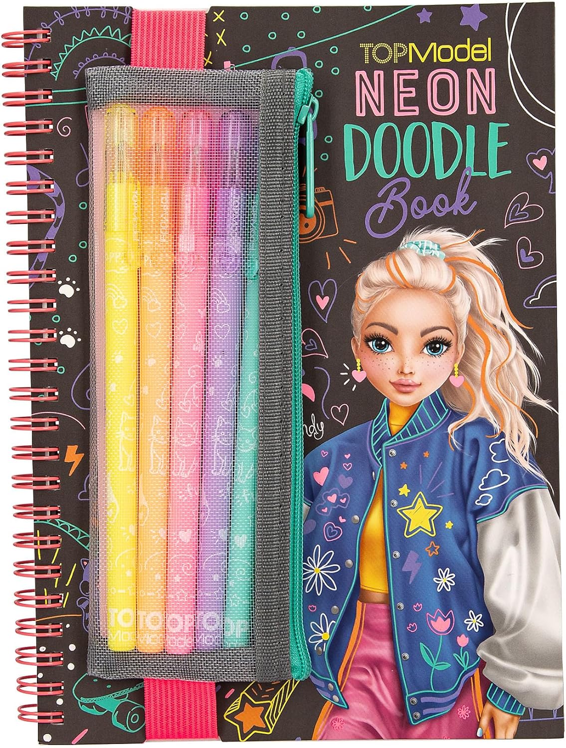 Set de colorat Depesche TopModel - Neon Doodle