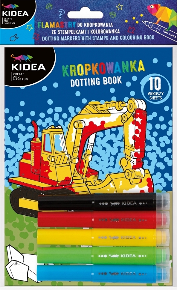 Set de colorat Kidea - Vehicule
