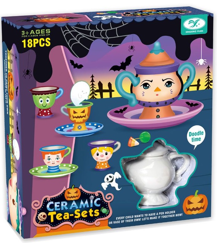 Raya Toys - Set de ceai cu fețe