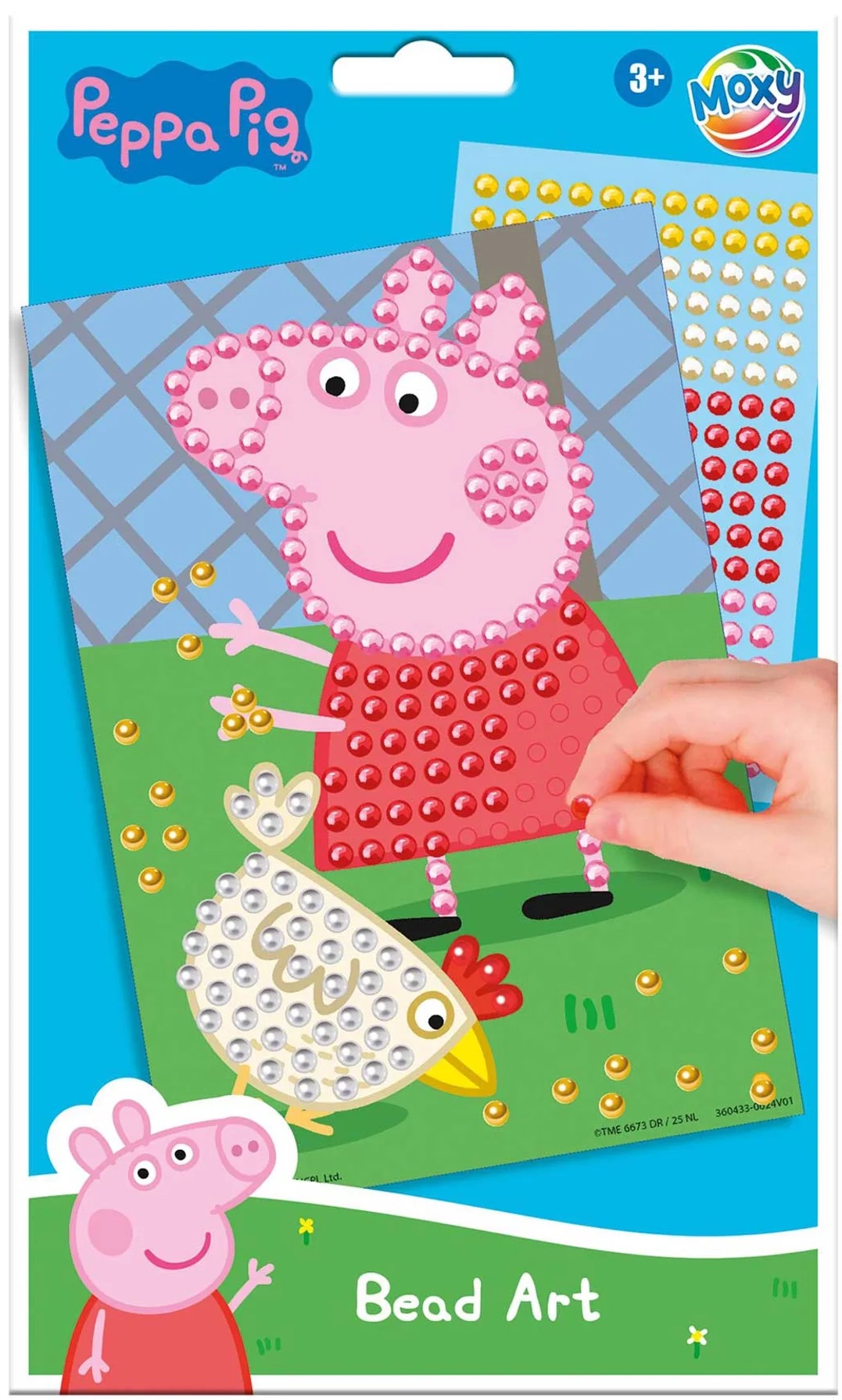 Set de pictat cu mărgele Moxy - Peppa Pig