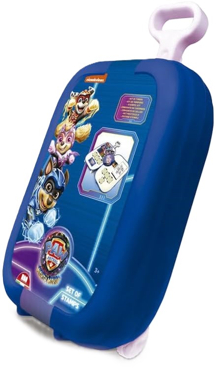 Set de colorat într-o valiza pe roți Multiprint Paw Patrol - Albastru