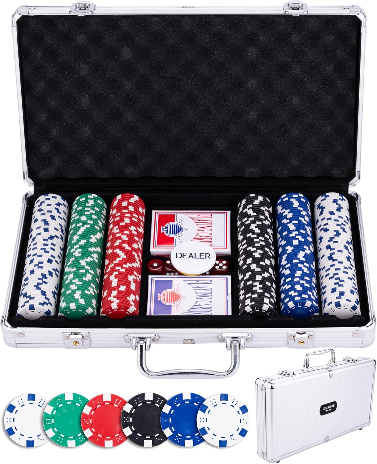 Set de poker - 300 jetoane de poker (cutie)