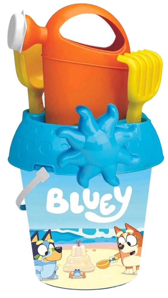 Set de nisip cu stropitoare Micki - Bluey, 5 piese