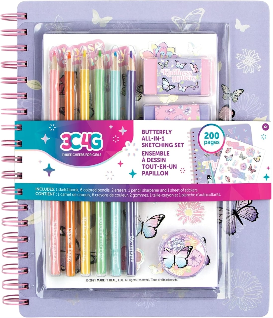 Set de desen  3C4G - Totul într-unul, fluture