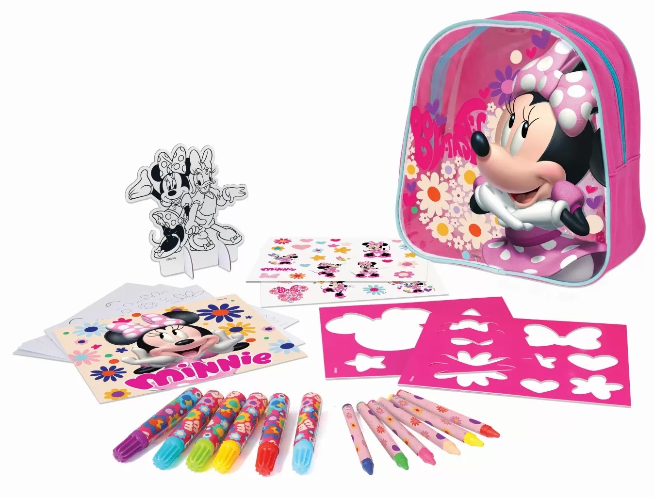 Set de desen AS Company - Minnie Mouse, cu rucsac