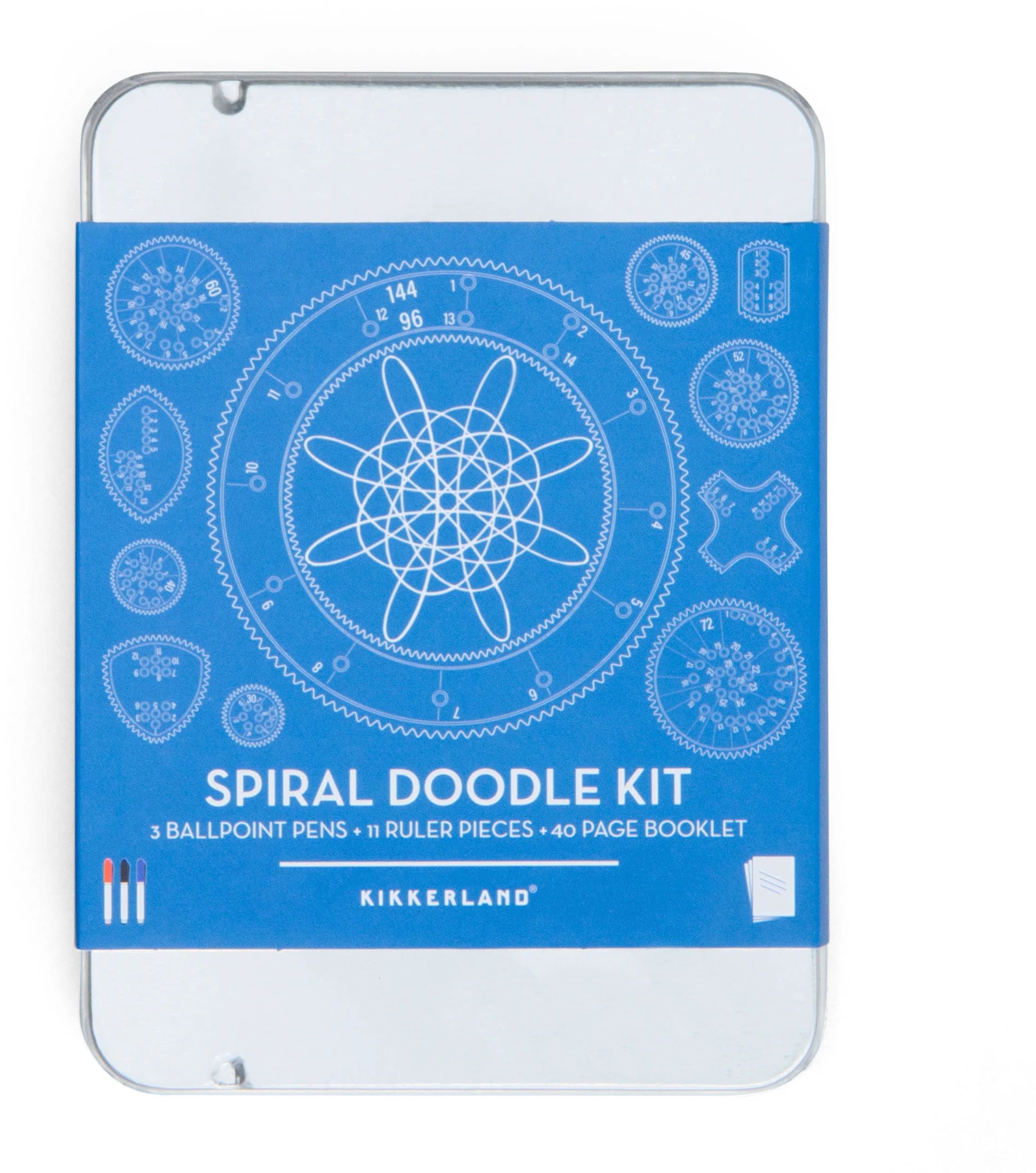 Set de desen Kikkerland - 11 forme + 3 pixuri colorate