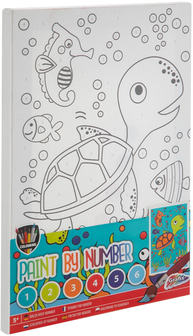 Grafix Paint by Numbers Set - Țestoasă