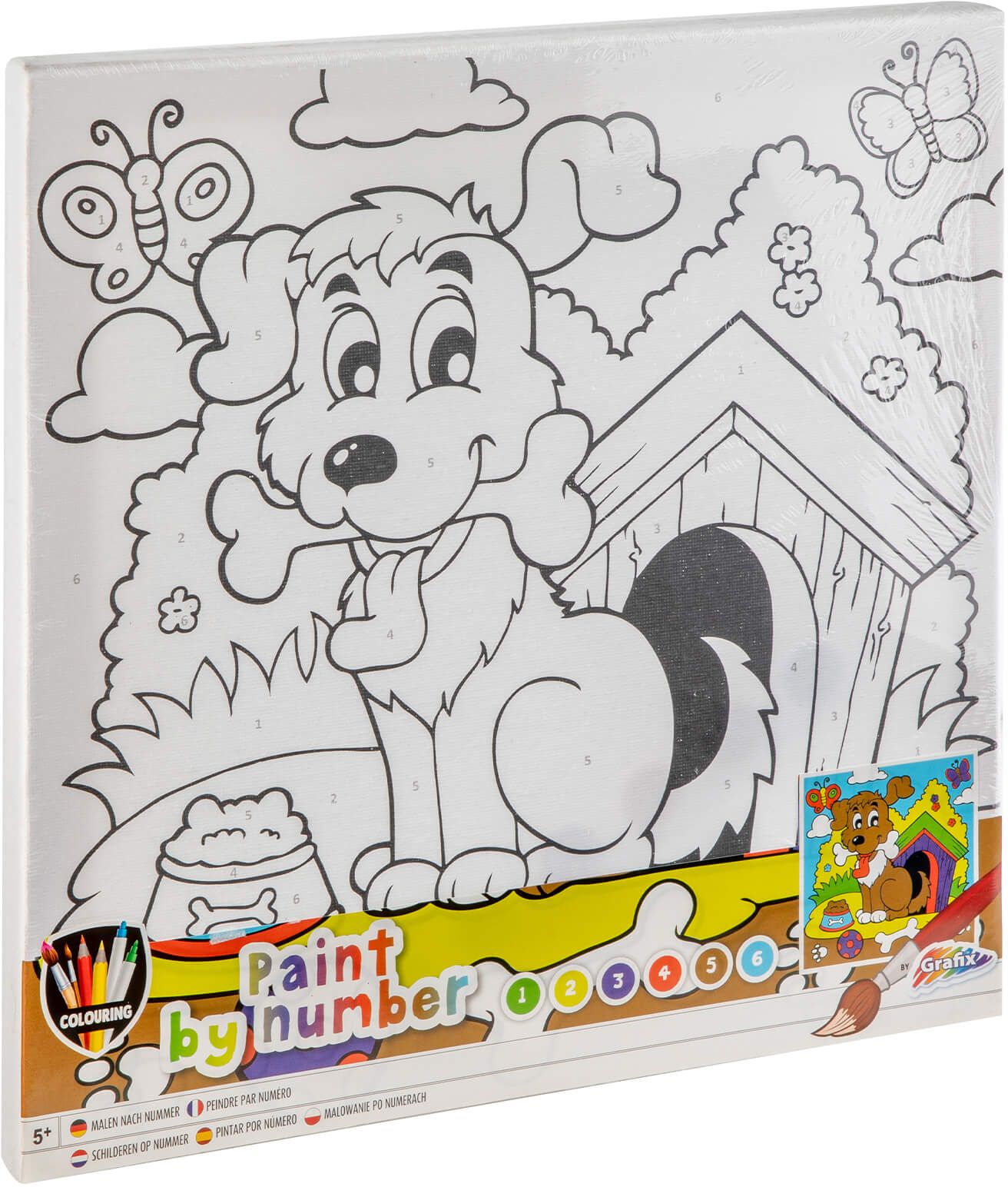 Set Grafix Paint by Numbers Set - Câine