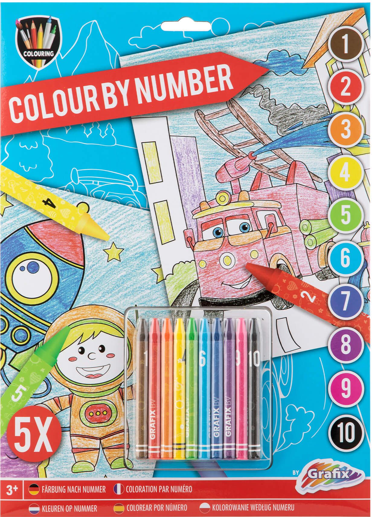 Grafix Paint by Numbers Set - Băieți
