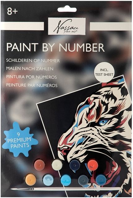 Set de pictură cu numere Grafix - Tiger