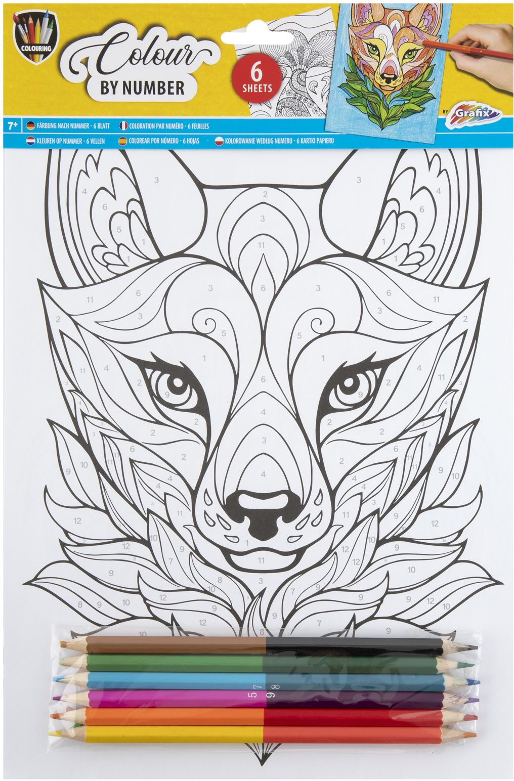 Grafix Paint by Numbers Set - Animale