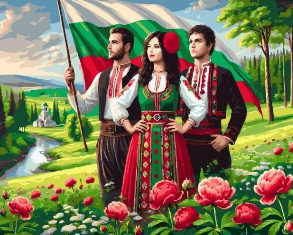 Set pictură după numere MagicArt - Vocea Patriei (drepturi de autor)
