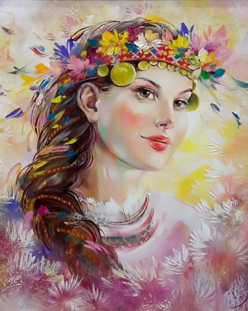 Set de pictură pe numere MagicArt - Dispoziție de primăvară (original de Miglena Kirilova)