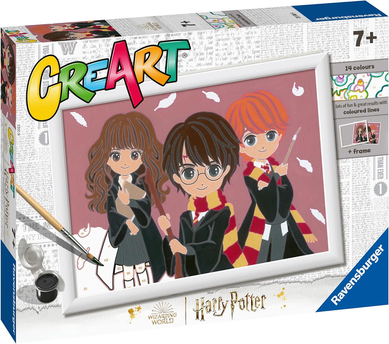 Set pictură după numere  Ravensburger CreArt - Harry Potter (varianta 2)