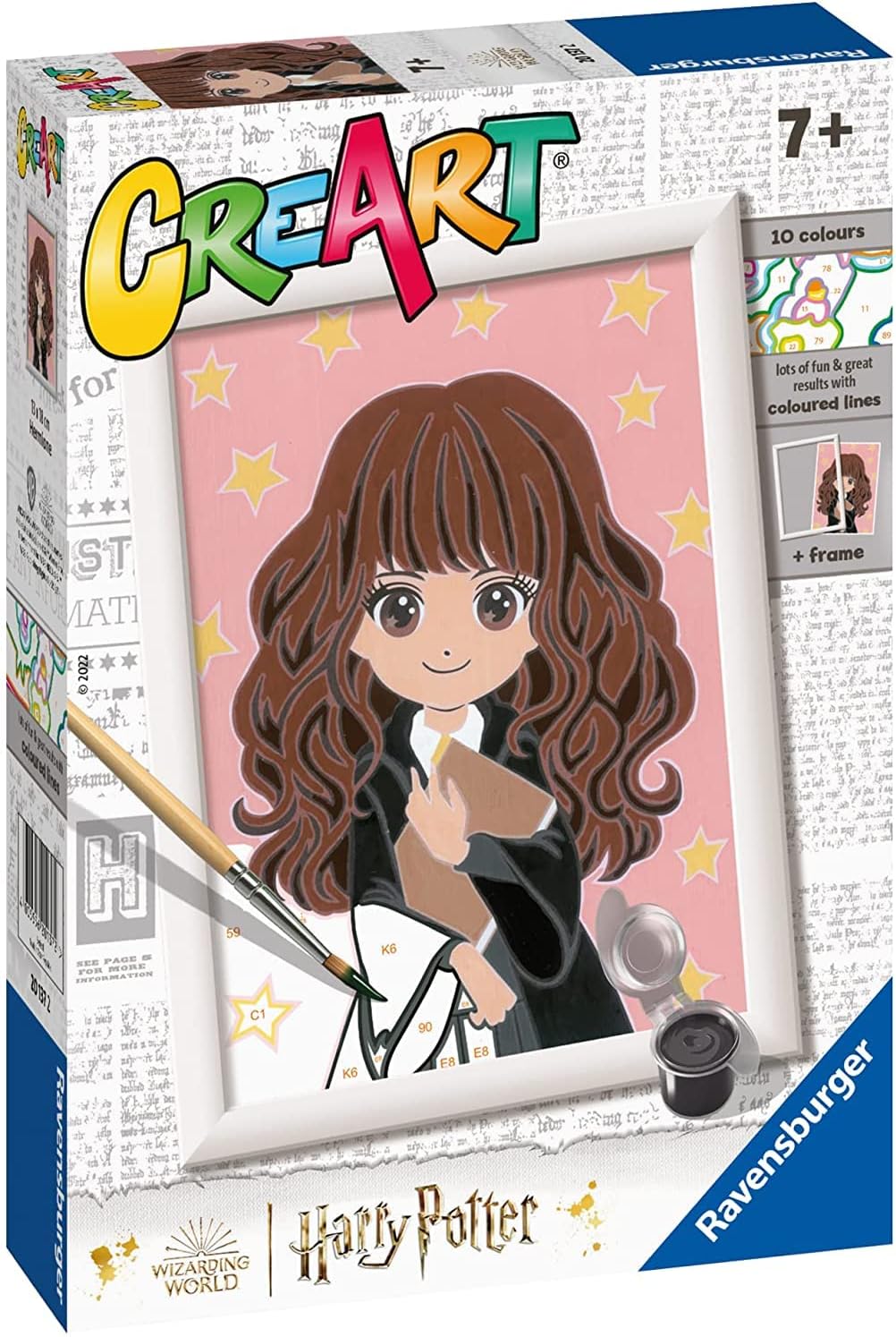 Set de pictură pe numere Ravensburger CreArt - Hermione Granger