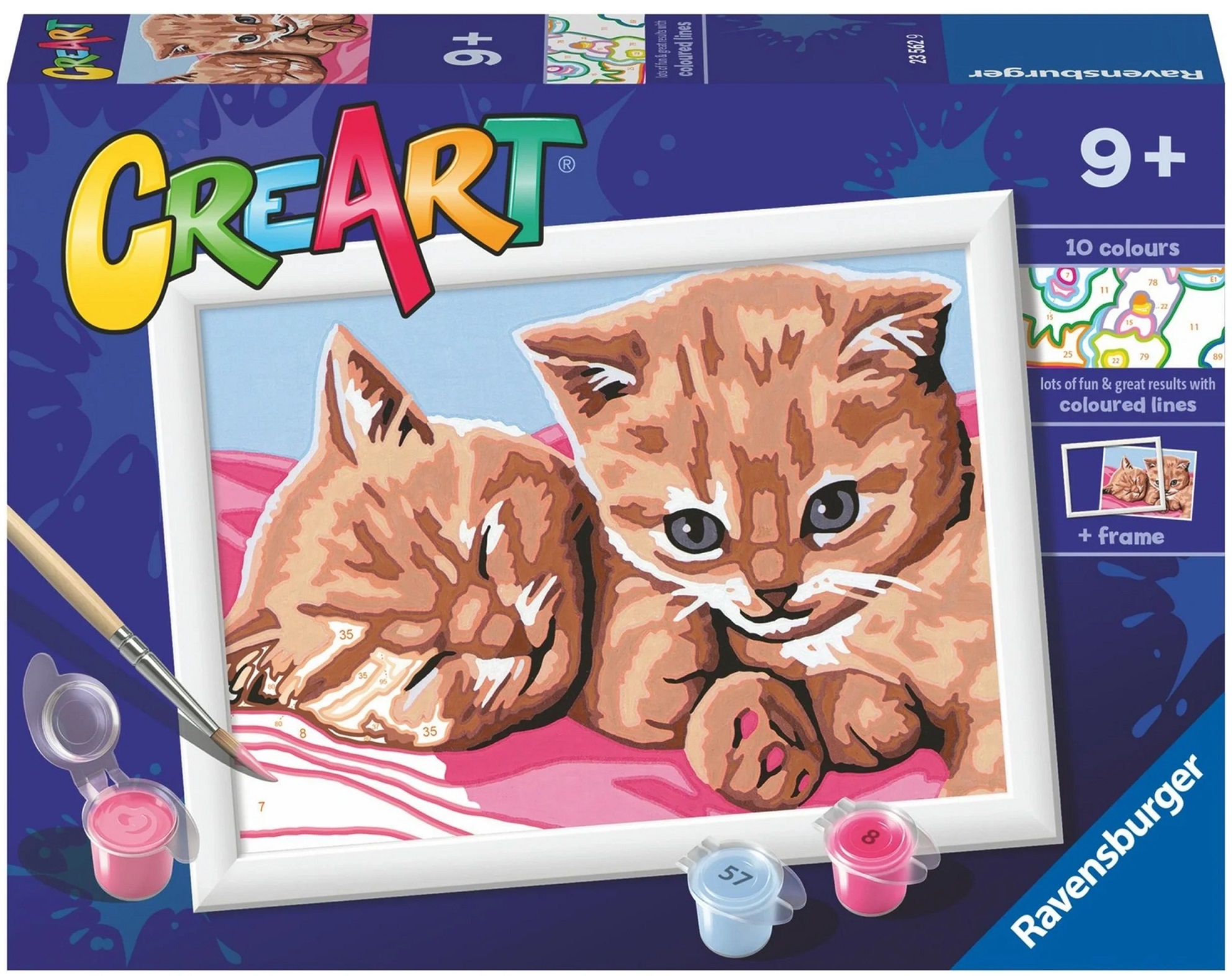 Set de pictură după numere Ravensburger CreArt - Pisicuțe