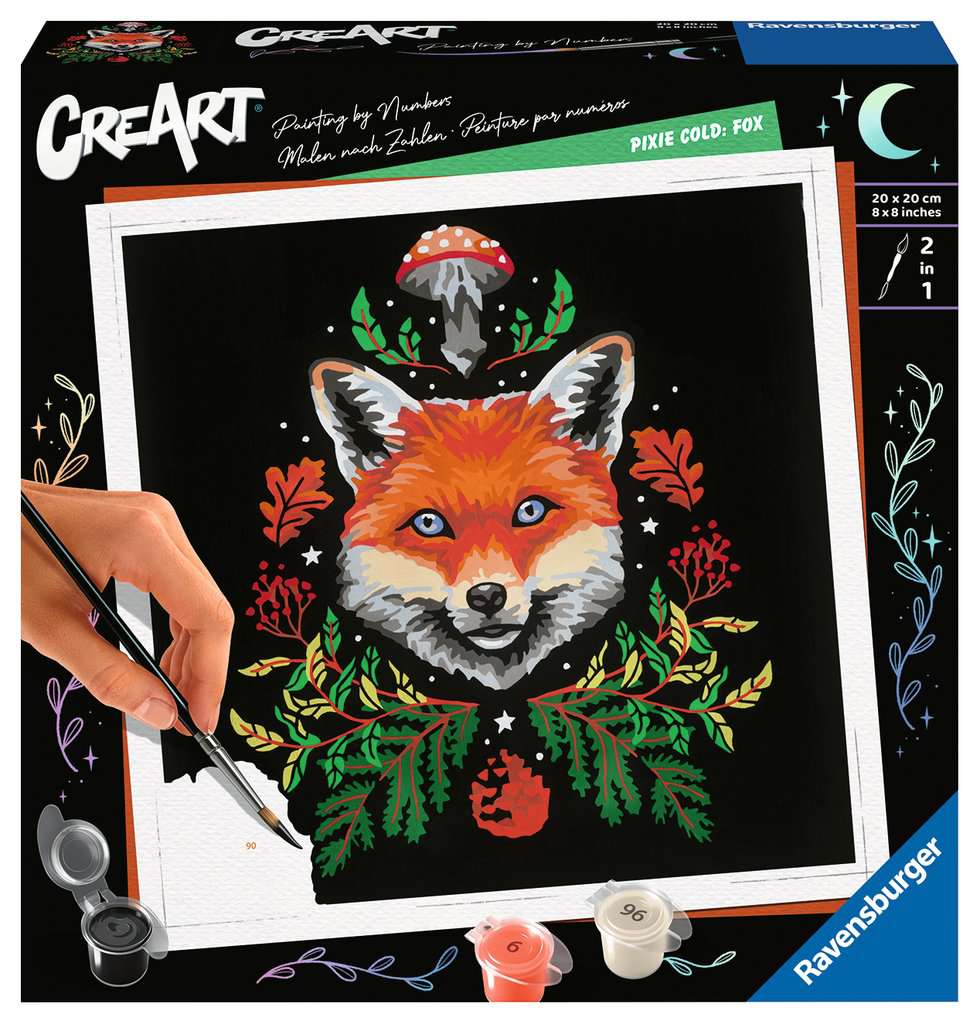 Set pictură după numere  Ravensburger CreArt - Vulpe