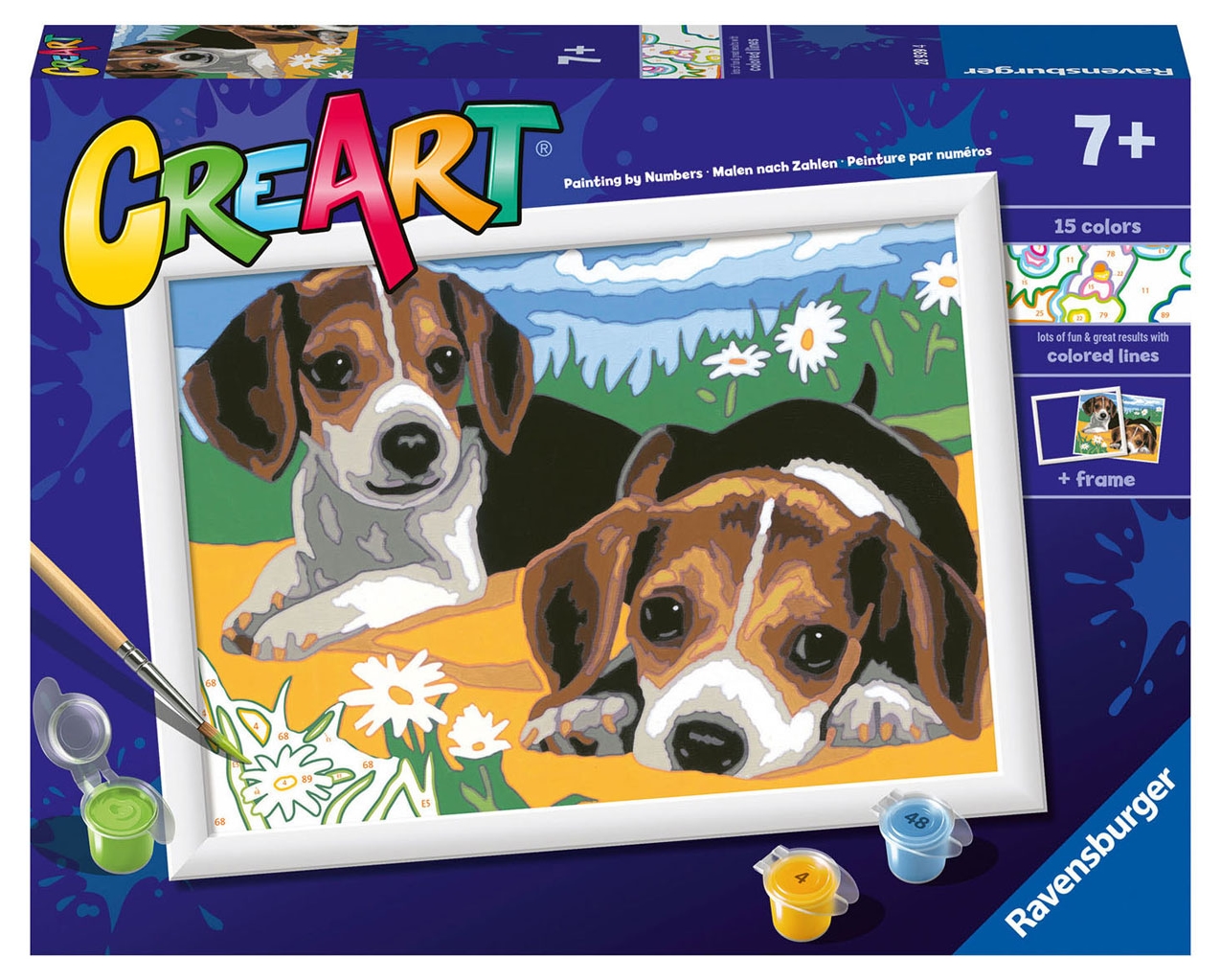 Set de pictură pe numere  Ravensburger CreArt - Micii prieteni