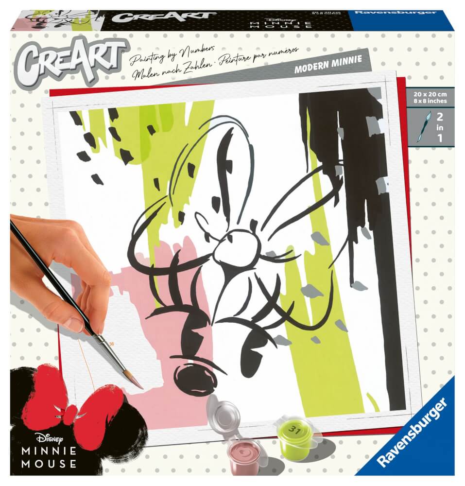 Set pictură după numere  Ravensburger CreArt - Minnie Mouse