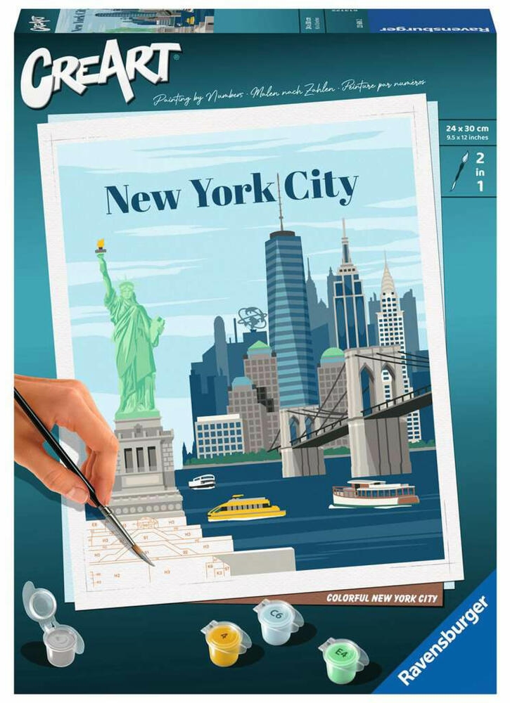 Set de pictură pe numere  Ravensburger CreArt -New York