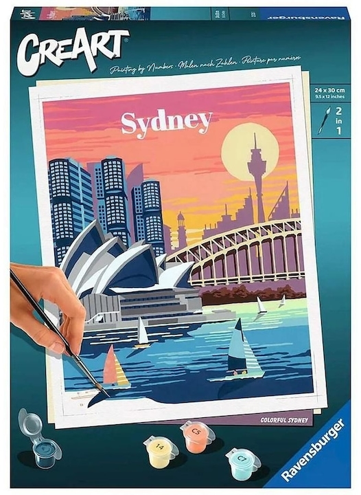 Set de pictură pe numere  Ravensburger CreArt - Sydney