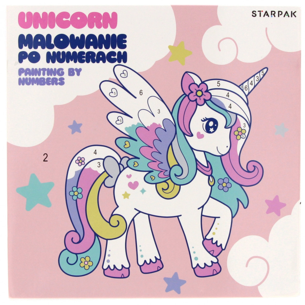 Set de pictură pe numere  Starpak - Unicorn