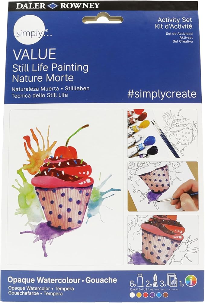 Set de pictură cu vopsele tempera Daler-Rowney Simply - Still Life