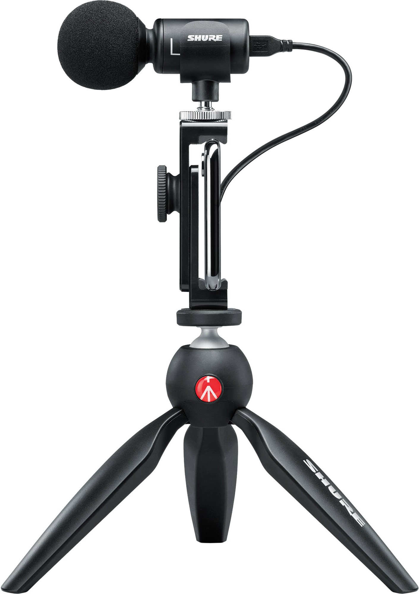 Set de înregistrare Shure - MOTIV MV88+, negru