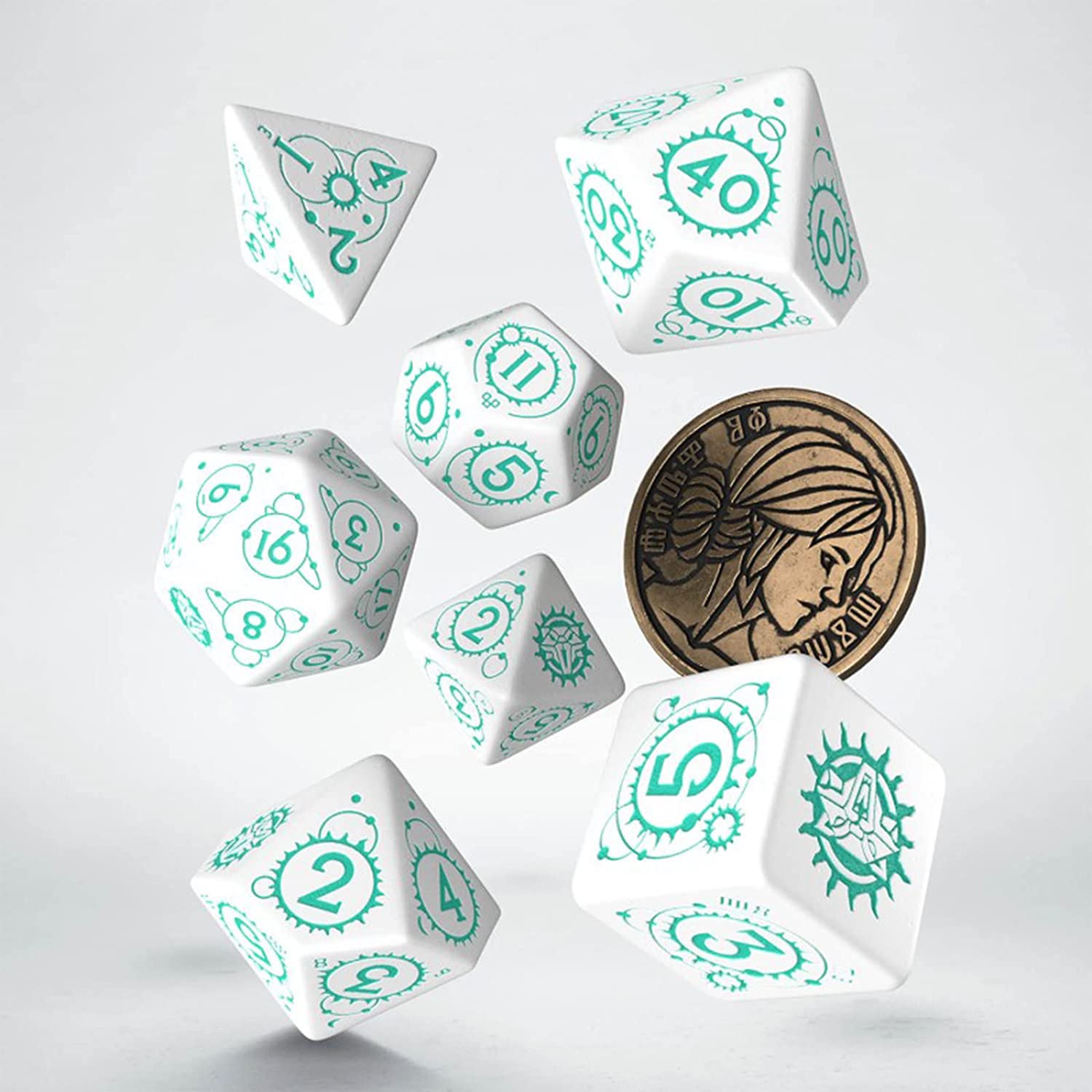 Set zaruri The Witcher Dice Set: Ciri - The Law of Surprise (7)