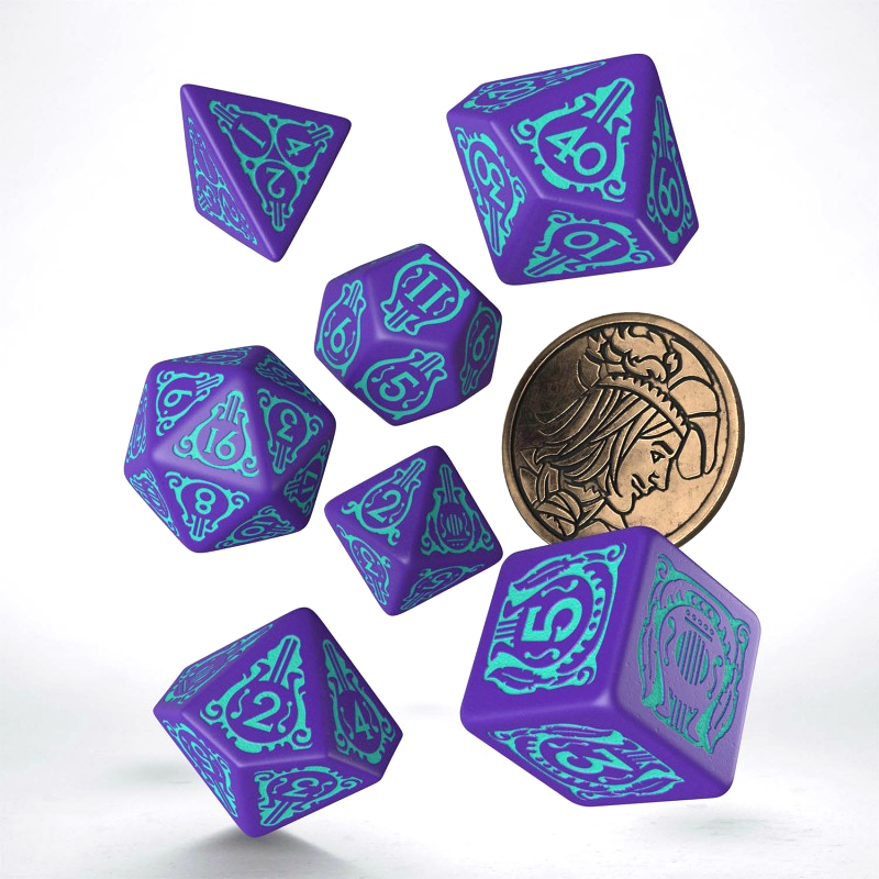 Set zaruri The Witcher Dice Set: Dandelion - Half a Century of Poetry (7)