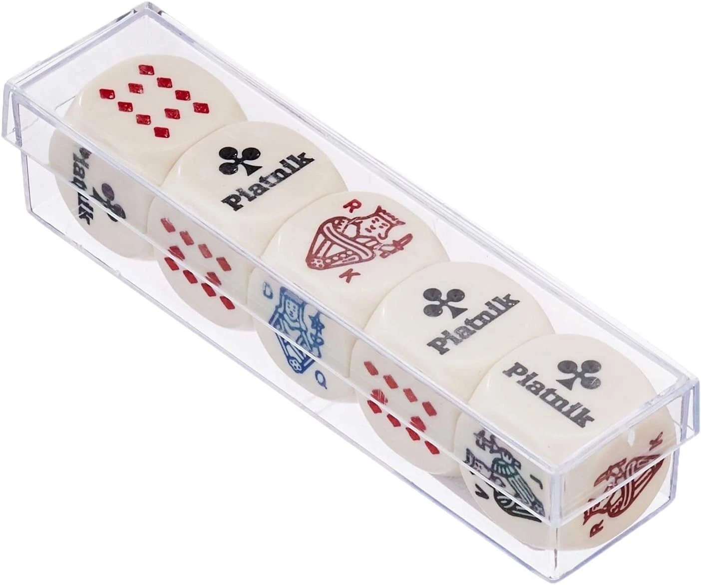 Set de zaruri de poker Piatnik - 22 mm (5 bucăți)