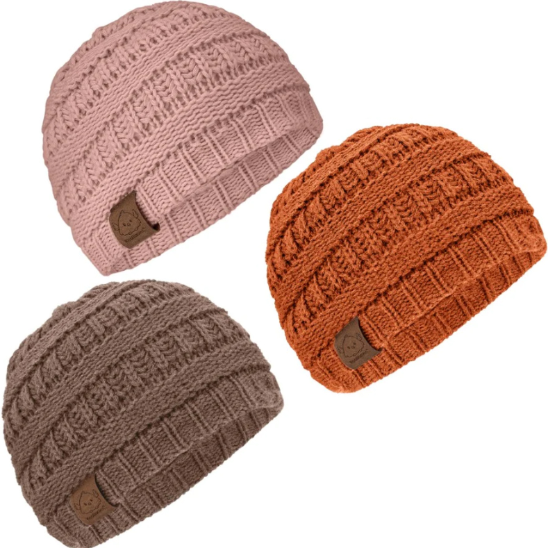 Set de pălării de iarnă pentru bebeluși KeaBabies - 3 bucăți, 6-36 m