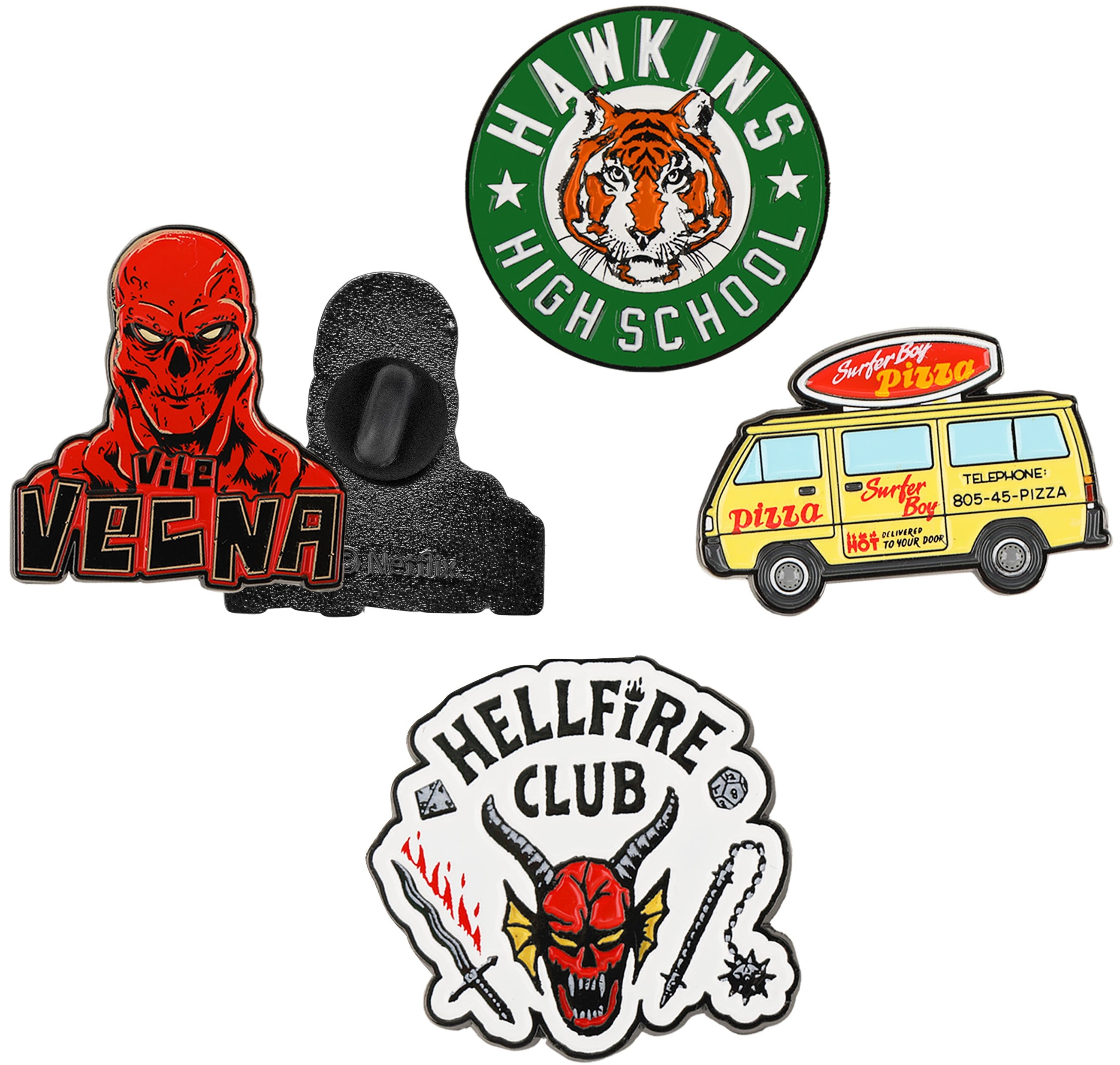 Set insigne CineReplicas Television: Stranger Things - Season 4