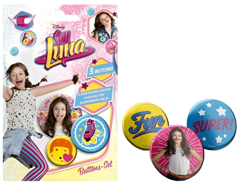 Set de insigne Craze - Soy Luna, 3 buc.