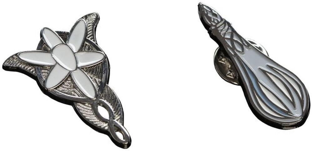 Set de insigne Weta Movies: The Lord of the Rings - Evenstar & Galadriel's Phial