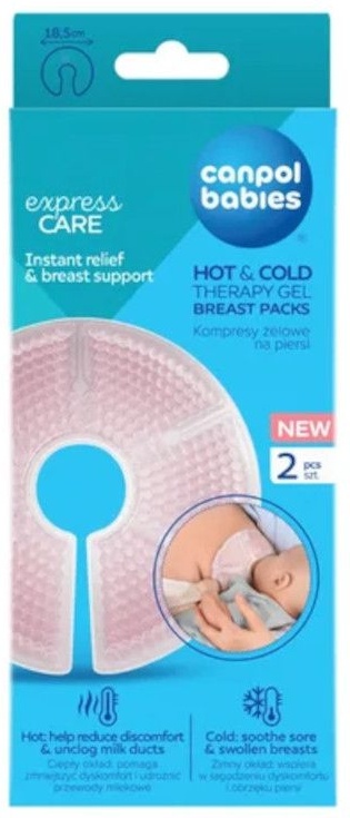 Comprese pentru sâni cu hidrogel Canpol - 2 buc