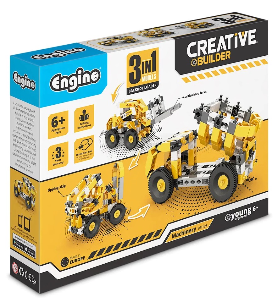 3 în 1 Engino Creative Builder - Camion basculant